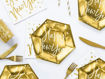 Picture of PLATES HAPPY NEW YEAR GOLD 20CM